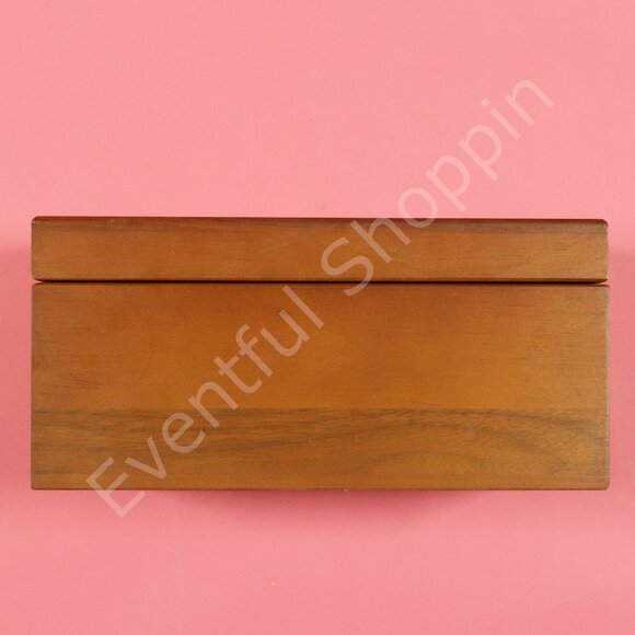 Great Waters Reynolds Plantation Lake Oconee Golf Odds And Ends Wood Box Brown - Picture 3 of 7